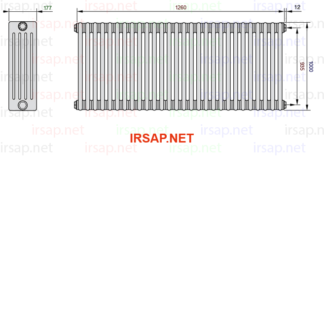 Радиатор IRSAP Tesi 51000/28 T02 CL 01